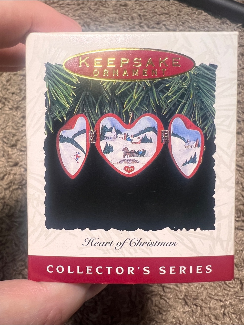Hallmark Keepsake Ornament Heart of Christmas Collector’s Series 1993